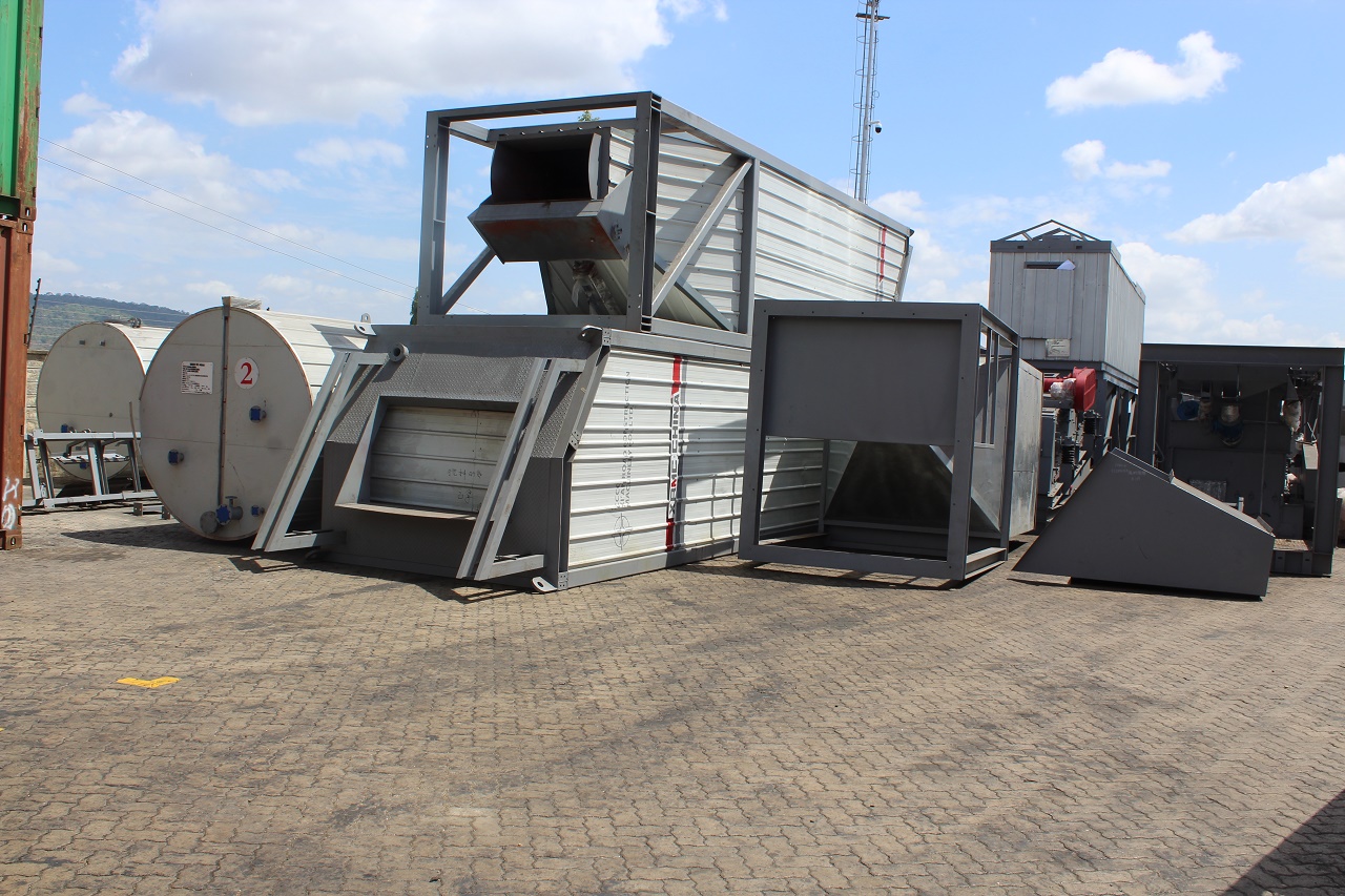 Heavy equipment storage